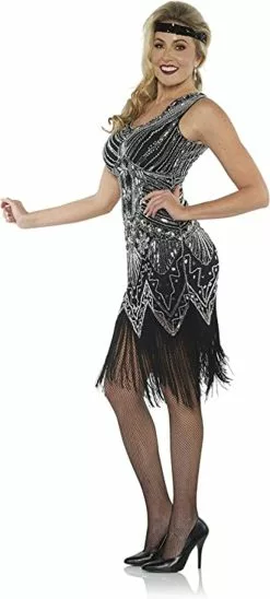 Platinum Beaded Dress Costume -Gemmy Sales 816rJ8asFUL. AC UY741 65315.1675272039
