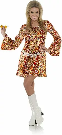 Disco Circle Mini Dress Costume -Gemmy Sales 81lV3RQRRqL. AC UY741 85296.1675268942