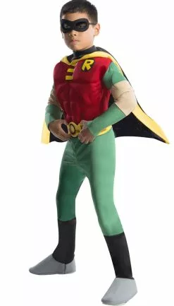 Batman Robin Muscle Deluxe Costume -Gemmy Sales 882309 min 99559.1639589224