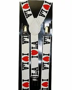 I Love LA Adult Suspenders