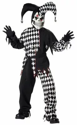 Children's Evil Jester Costume