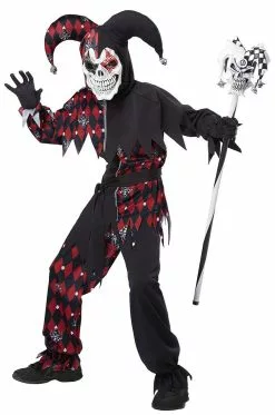 Sinister Jester Costume Child