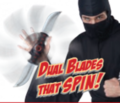 Stealth Ninja Double Blades -Gemmy Sales CA60584 A 24249.1597186817