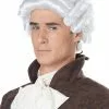 Colonial Man White Wig -Gemmy Sales CW70172Z 38886 15041.1592269319