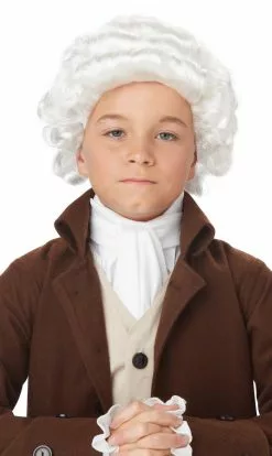 Child Colonial Man Wig