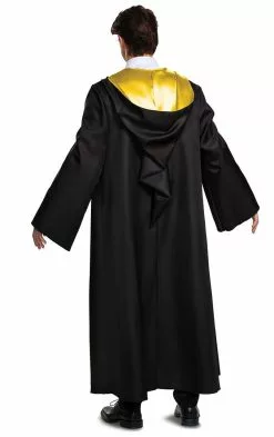 Harry Potter Hufflepuff Robe Adult Costume -Gemmy Sales D107989BACKz 95282.1652116719