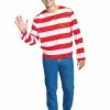 Where's Waldo Adults Costume -Gemmy Sales D119479z 75092.1660670319