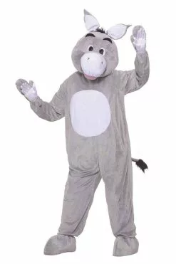 Plush Donkey Mascot Costume