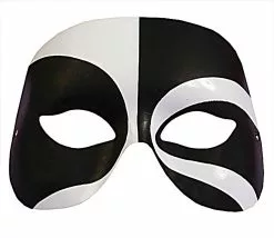 Black & White Voodoo Mask