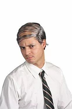Baldman's Comb Over Grey Wig