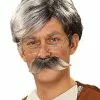 Gepetto Grey Wig & Mustache -Gemmy Sales FNW59404Z 80494 69152.1592486486