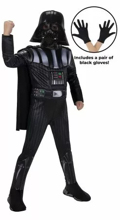 STAR WARS Darth Vader Boy Premium Costume With Gloves