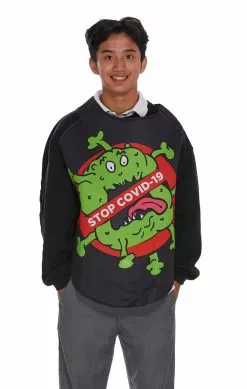 Stop Covid Adult Costume -Gemmy Sales OYASept20217367 resize1200 min 48938.1631543512