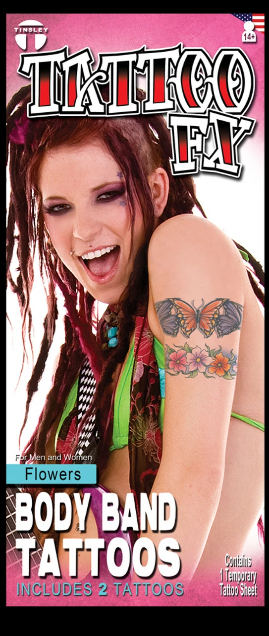 Tatouage Bandes De Fleurs Temporaire 3 Tatouage Bandes De Fleurs Temporaire