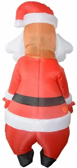 Santa Claus Inflatable Men Costume -Gemmy Sales QD1733backZ 76284.1652983163