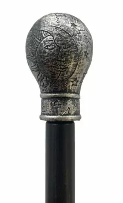 Silver Skull Cane-Scepter -Gemmy Sales QDA890backz 08693.1656011940