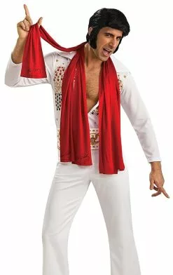 Elvis Long Red Scarf