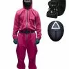 Squid Game 3 Piece Costume Set, Triangle Mask -Gemmy Sales SMQ1119TZ 1 00327.1634946739
