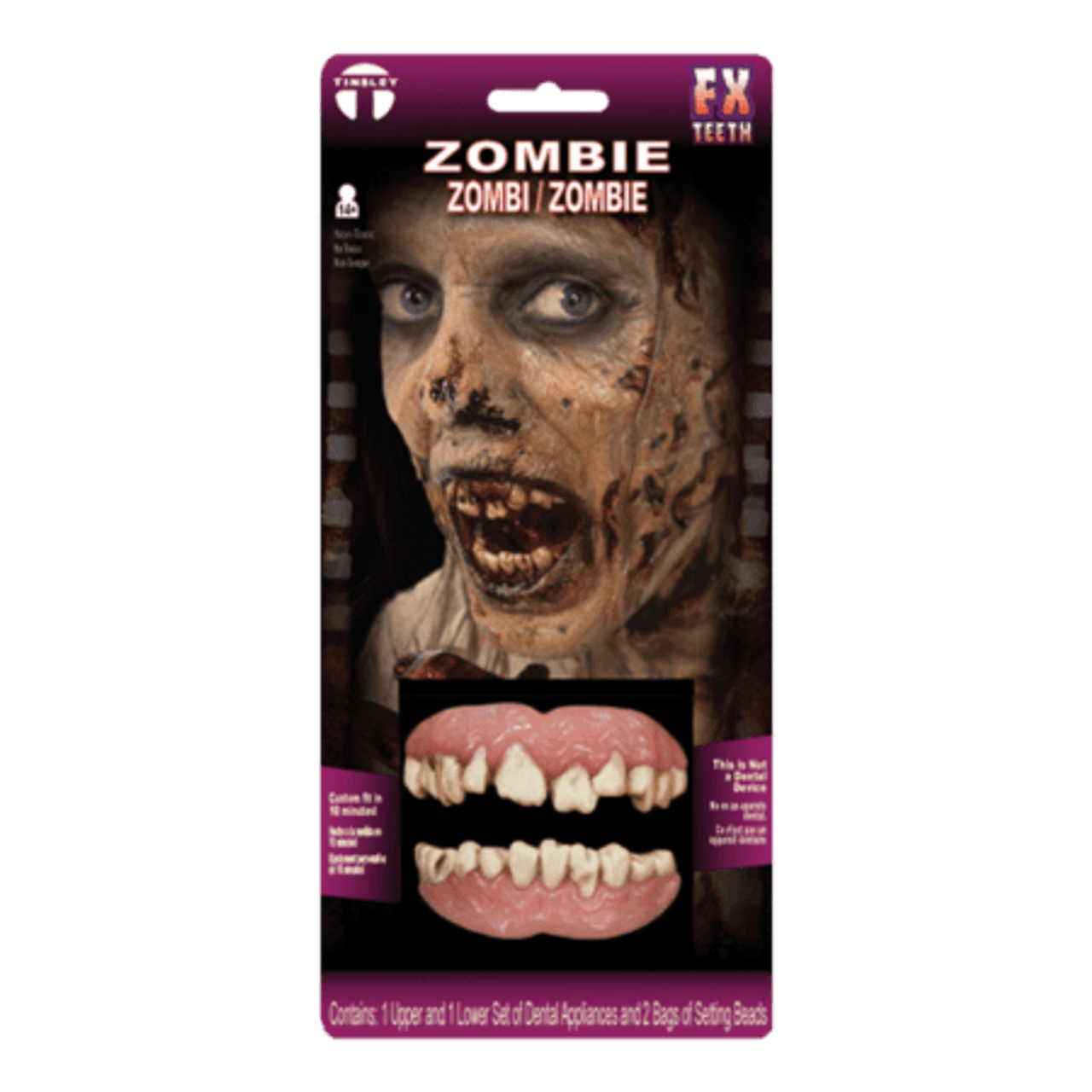 Zombie Teeth Prosthetics 3 Zombie Teeth Prosthetics