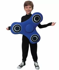 Fidget Spinner Blue Costume -Gemmy Sales adult and child spinner blue costume gc9452 a02 05761.1672698313