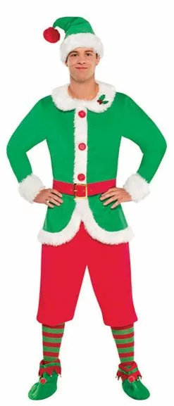Christmas Elf Mens Costume