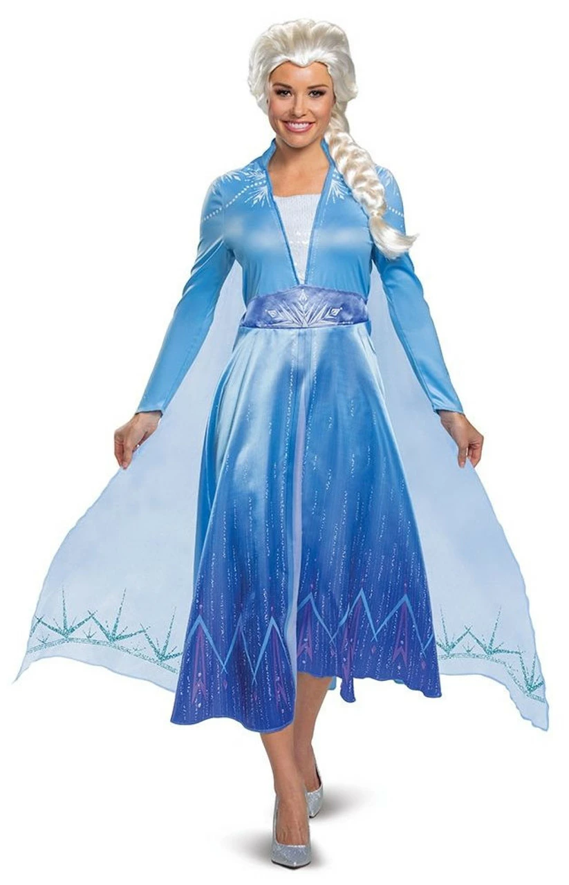 Frozen Elsa Deluxe Woman Costume 4 Frozen Elsa Deluxe Woman Costume - Image 2