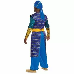 Aladdin Genie Deluxe Adult Costume -Gemmy Sales d22776zback 07584.1592311698