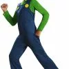 Super Mario Luigi Classic Costume -Gemmy Sales d73692z 30027.1592307949