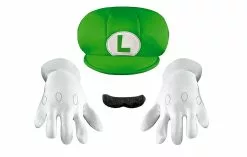 Super Mario Mario Bros Luigi Child Accessory Kit