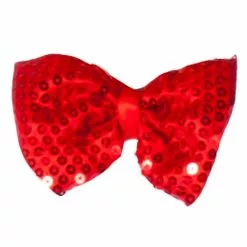 Red Sequined Bow Tie