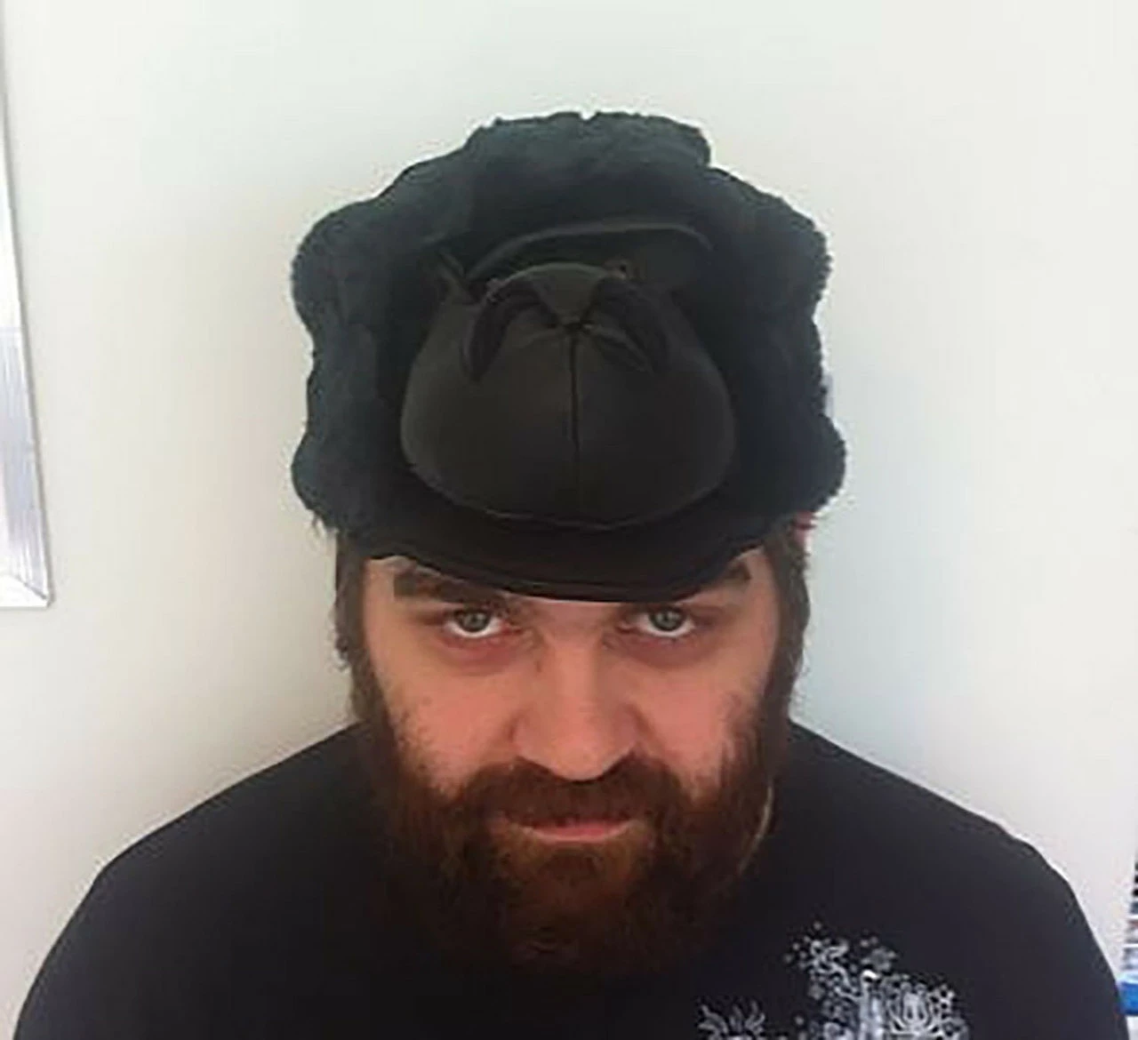 Plush Gorilla Head Hat 3 Plush Gorilla Head Hat