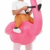 Inflatable Ride Em Flamingo Man Costume -Gemmy Sales media 09931.1652292216