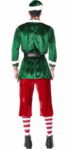 Elf Velvet Men Costume -Gemmy Sales media 11859.1652981018