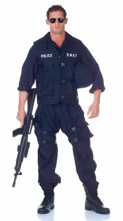 SWAT Jumpsuit Adult Costume