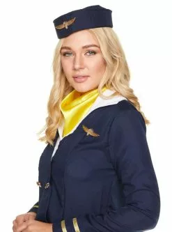 Flight Attendant Blue Women Costume -Gemmy Sales media 13667.1653504223