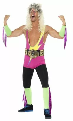 Retro Wrestler Men Costume 9 Retro Wrestler Men Costume -Gemmy Sales media 14779.1661460817