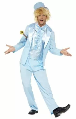 90s Stupid Blue Tuxedo Men Costume -Gemmy Sales media 16728.1661351316
