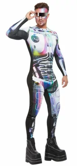 Cyber Space Alien Men Costume -Gemmy Sales media 20508.1628004218