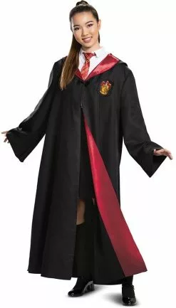 Harry Potter Gryffindor Robe Adult Deluxe -Gemmy Sales media 20741.1626910653