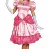 Super Mario Princess Peach Women's Costume -Gemmy Sales media 21982.1651695218
