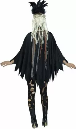 Womens VooDoo Poncho - 1 Size -Gemmy Sales media 23159.1654898029