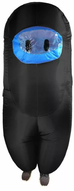 Among Us Black Inflatable Kids Costume