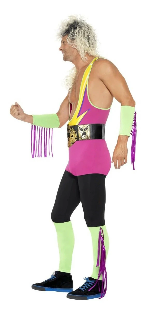 Retro Wrestler Men Costume 5 Retro Wrestler Men Costume - Image 3