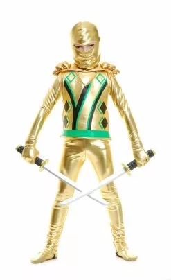 Gold Ninja Avenger Kids Costume