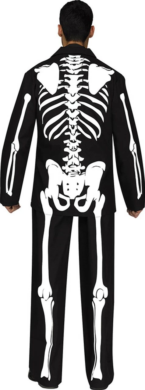 Skeleton Suit Adult Costume 4 Skeleton Suit Adult Costume - Image 2