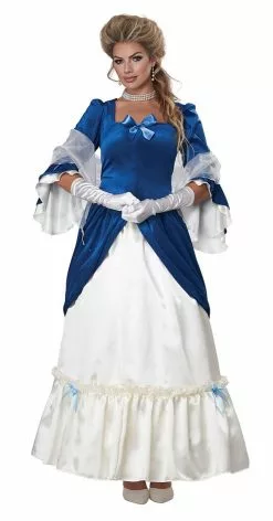 Colonial Era Dress Women Costume -Gemmy Sales media 29182.1657901059