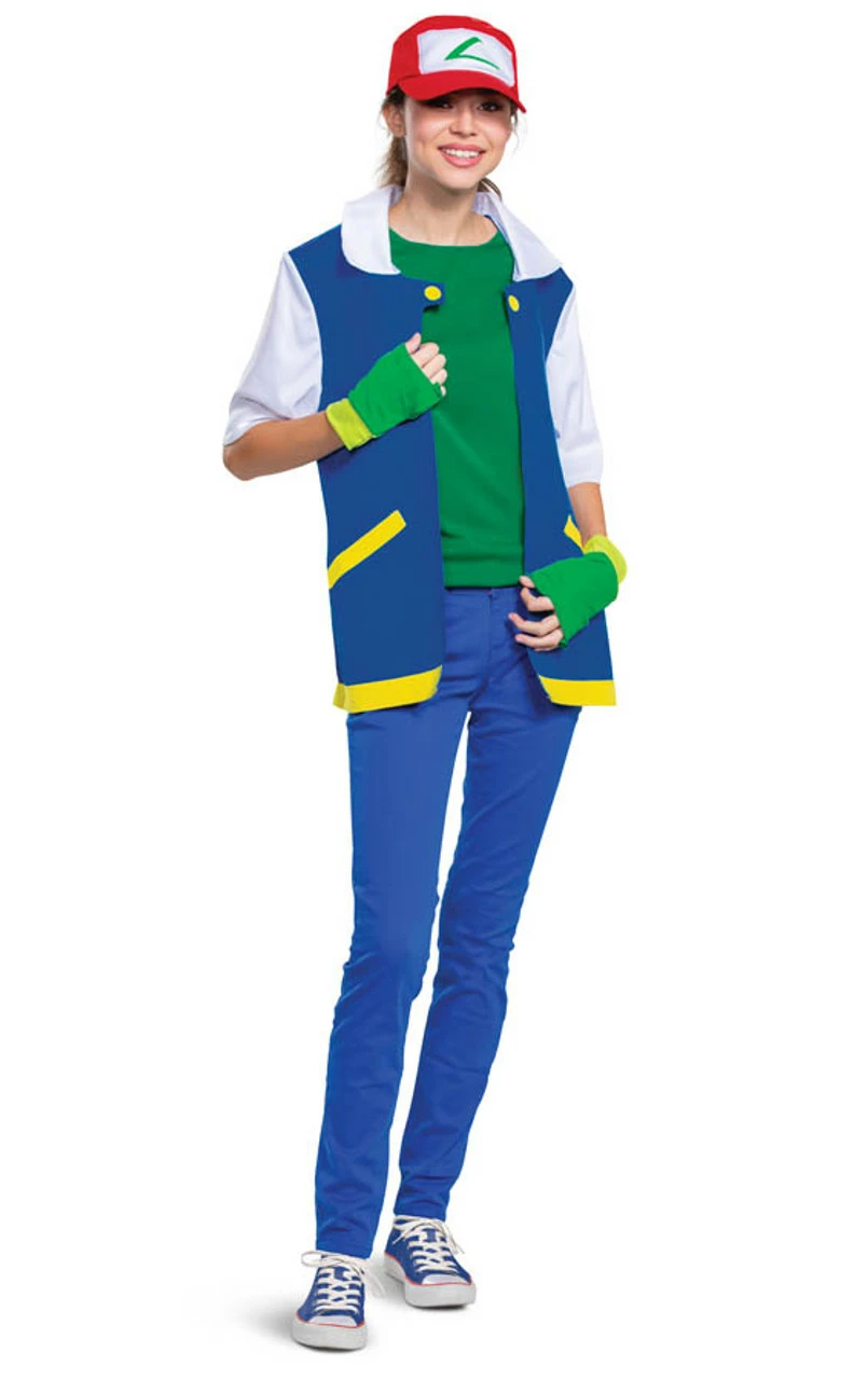 Pokemon Ash Ketchum Classic Adult Costume 4 Pokemon Ash Ketchum Classic Adult Costume - Image 2