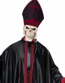 Black Mass Priest Men Costume -Gemmy Sales media 44002.1653684609