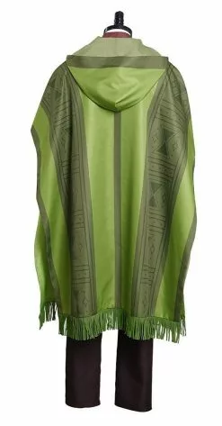 Green Poncho Deluxe Men Costume -Gemmy Sales media 46796.1678143517