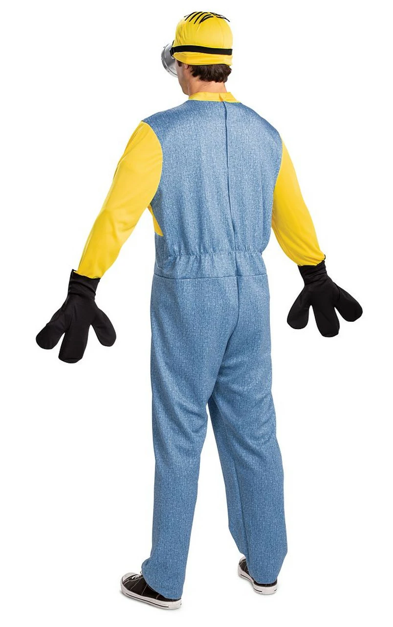 Minions Minion Stuart Deluxe Men Costume 4 Minions Minion Stuart Deluxe Men Costume - Image 2